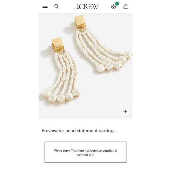 JCrew Freshwater Earrings - Picture 7 of 7